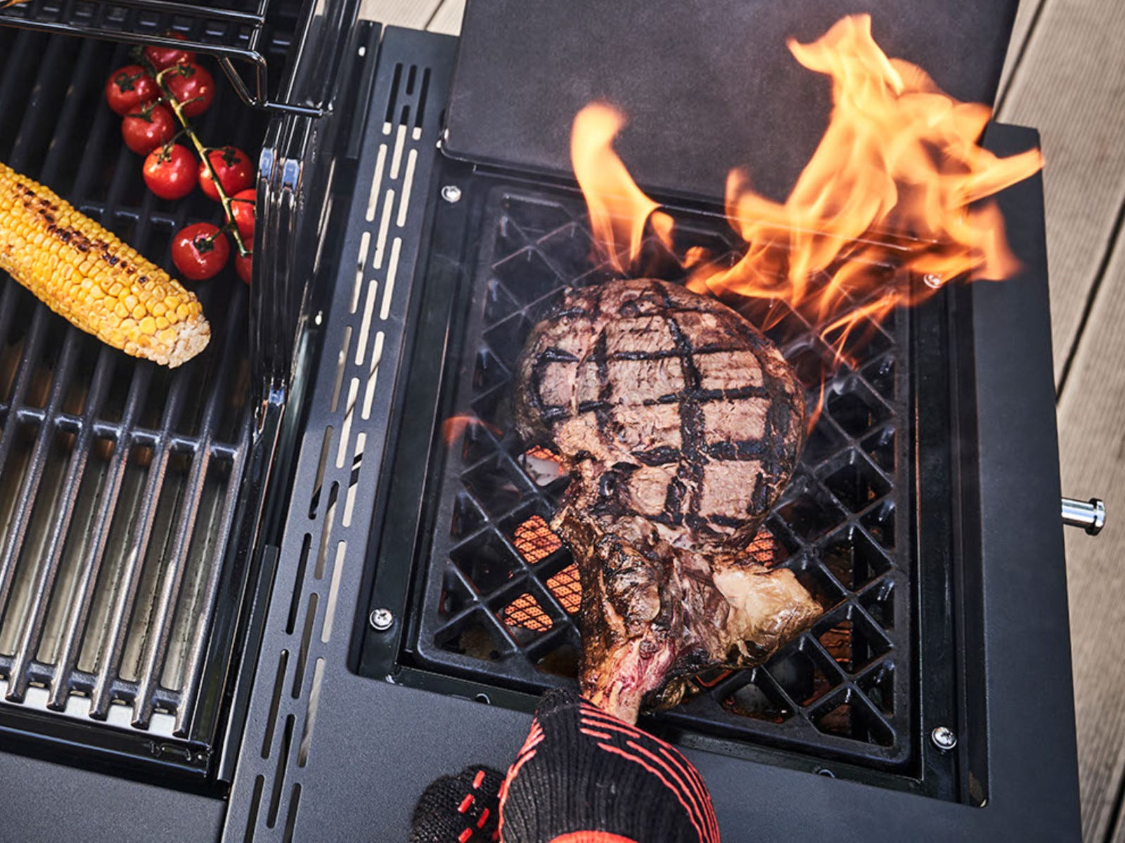 Plus de puissance de cuisson grâce au brûleur Sear haute performance